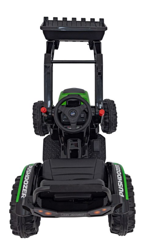 Koparka Traktor na akumulator dla dzieci Zielony + Ruchome Ramię Łyżka + Pilot + Wolny Start + Radio FM + LED