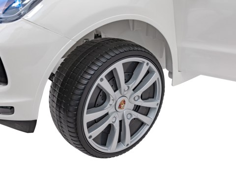 Porsche Cayenne S na akumulator dla dzieci Lakier Biały SUV + Pilot