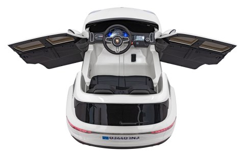 Porsche Cayenne S na akumulator dla dzieci Lakier Biały SUV + Pilot