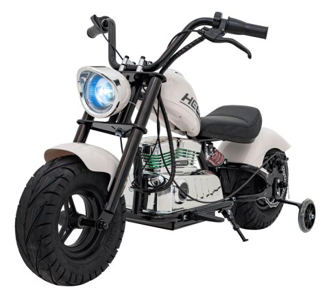 Pojazd Motorek Chopper Warrior Biały