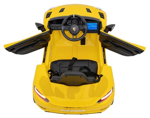 Pojazd Porsche Spyder RS 718 Żółty MP4