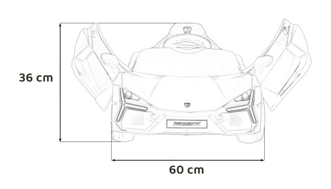 Pojazd Lamborghini Revuelto Pomarańczowy