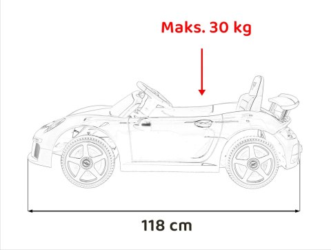 Pojazd RUF CTR3 Czerwony