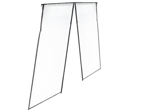 Moskitiera siatka magnetyczna na drzwi 85x210cm CZARNA Moskitiera siatka magnetyczna na drzwi 85x210cm CZARNA