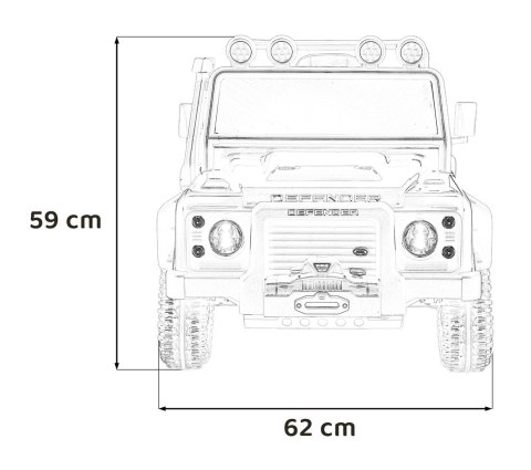 Pojazd Land Rover Defender 110 SVX Concept Zielony