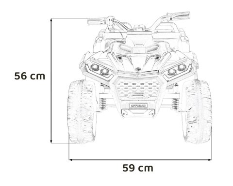 Pojazd Quad Sport TX ATV Biały