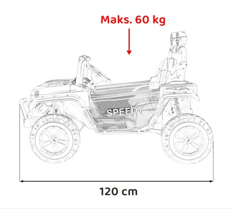 Pojazd Terenowy PASSION 4x4 Czarny