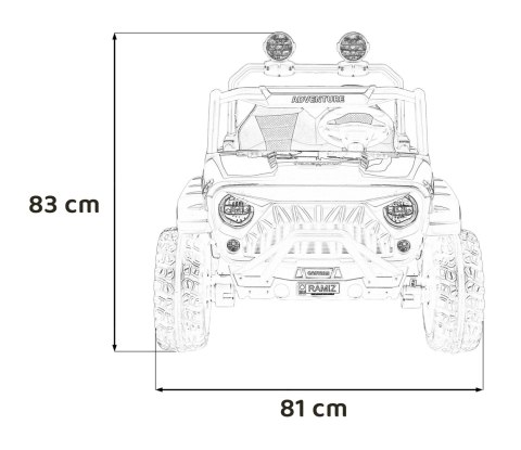 Pojazd Terenowy PASSION 4x4 Czarny