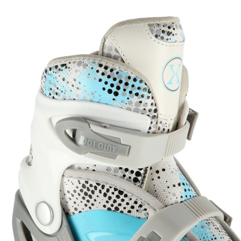 NH18331 4w1 NIEBIESKI ROZM.M(35-38) ŁYŻWOROLKI Z WYM. PŁOZĄ HOKEJOWĄ NILS EXTREME