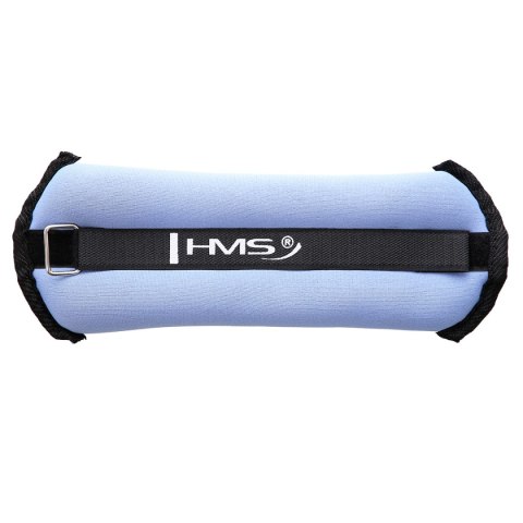 OB04 BLUE OBCIĄŻNIKI DO ĆWICZEŃ NA KOSTKI I NADGARSTKI 2 x 1KG HMS