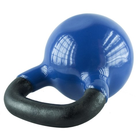 KNV24 BLUE KETTLEBELL ŻELIWNY POKRYTY WINYLEM HMS