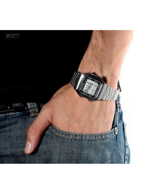 ZEGAREK MĘSKI CASIO A178WA-1A (zd082a) - KLASYKA + BOX