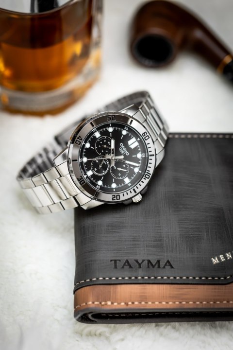 ZEGAREK MĘSKI CASIO MTP-VD300D-1E (zd268a) + BOX