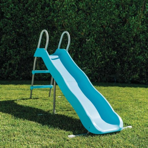Zjeżdżalnia dla dzieci ogrodowa ślizg 183 cm stal tworzywo INTEX 44106