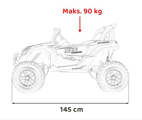 Pojazd UTV X3 Off-Road Niebieski