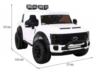 Pojazd Ford Super Duty Biały Pickup