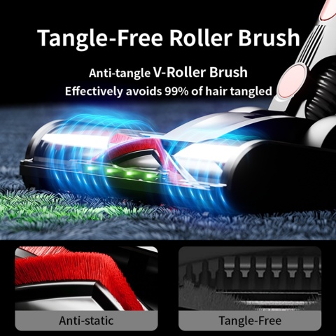 COTIAR V22 650W Odkurzacz bezprzewodowy 55kPa Moc ssania Bezszczotkowy odkurzacz 1.2L Pojemność Wyświetlacz LED