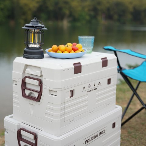 NCB4003 SKŁADANA SKRZYNIA KEMPINGOWA Z POKRYWĄ NILS CAMP