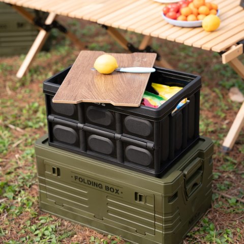 NCB4005 SKŁADANA SKRZYNIA KEMPINGOWA Z FUNKCJĄ STOŁU 2W1 20L NILS CAMP