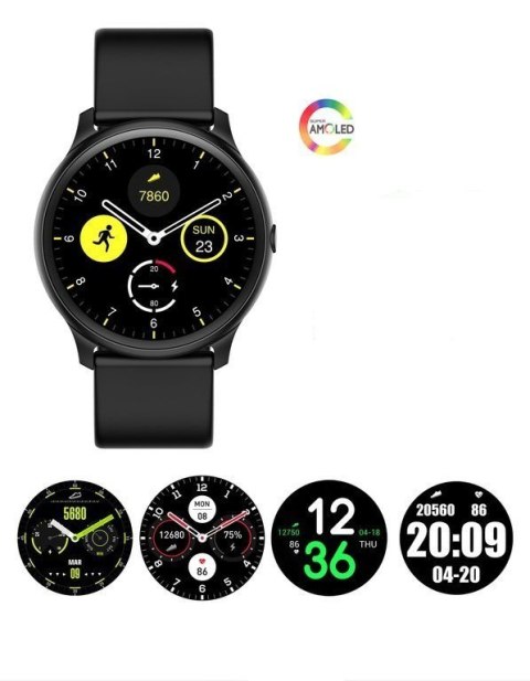 SMARTWATCH MĘSKI G. Rossi G.RSWSF1-6F1-1 blue/black + dodatkowy PASEK (sg003d)
