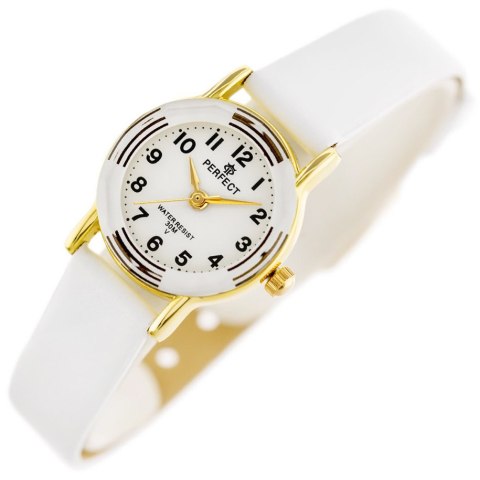 ZEGAREK DZIECIĘCY PERFECT L248-07- KOMUNIJNY - biały (zp968a)