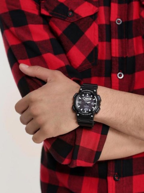ZEGAREK MĘSKI CASIO AQ-S810W-1AV (zd044h) - SOLAR POWERED + BOX