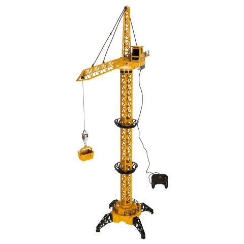 Dźwig Żuraw budowlany zdalnie sterowany RC z hakiem 4CH 128cm Dźwig Żuraw budowlany zdalnie sterowany RC z hakiem 4CH 128cm