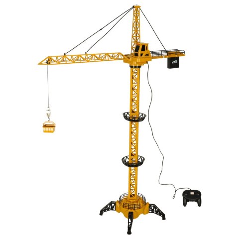 Dźwig Żuraw budowlany zdalnie sterowany RC z hakiem 4CH 128cm Dźwig Żuraw budowlany zdalnie sterowany RC z hakiem 4CH 128cm