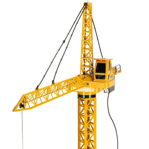 Dźwig Żuraw budowlany zdalnie sterowany RC z hakiem 4CH 128cm Dźwig Żuraw budowlany zdalnie sterowany RC z hakiem 4CH 128cm