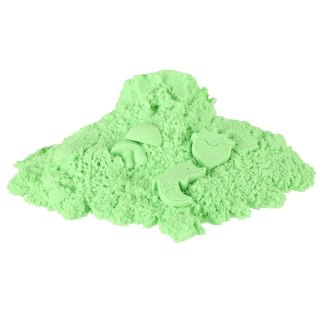 Piasek dla dzieci 1kg w woreczku zielony
