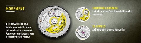 ZEGAREK MĘSKI INVICTA DIVER PROFESSIONAL 29184 - AUTOMAT WR200, koperta 42mm (zv004b)