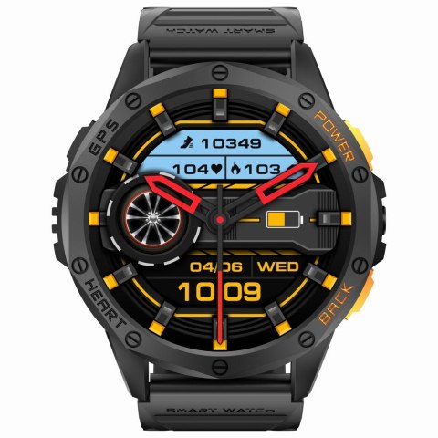 SMARTWATCH MĘSKI GRAVITY GT24-3 - LATARKA, DODATKOWY PASEK (sg033c)