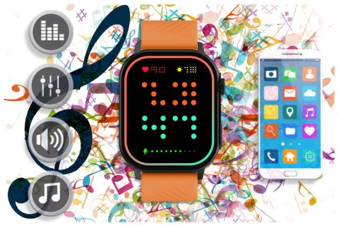 SMARTWATCH UNISEX GRAVITY GT15-2 - ROZMOWY BLUETOOTH, DODATKOWY PASEK (sg029b)