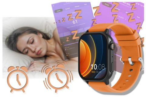 SMARTWATCH UNISEX GRAVITY GT15-2 - ROZMOWY BLUETOOTH, DODATKOWY PASEK (sg029b)