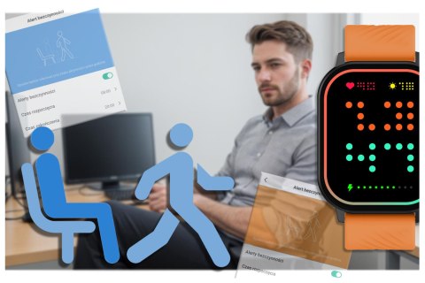 SMARTWATCH UNISEX GRAVITY GT15-2 - ROZMOWY BLUETOOTH, DODATKOWY PASEK (sg029b)