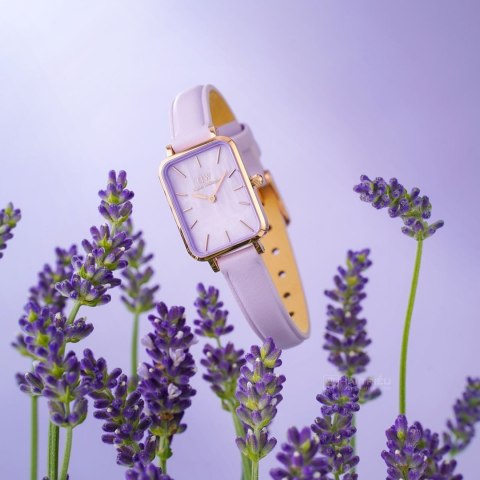 ZEGAREK DAMSKI DANIEL WELLINGTON Quadro Lavender Mop 20mm DW00100637 + BOX (zw521b)