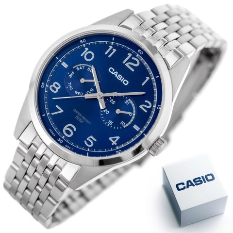 ZEGAREK MĘSKI CASIO MTP-E340D-2A (zd264b) + BOX