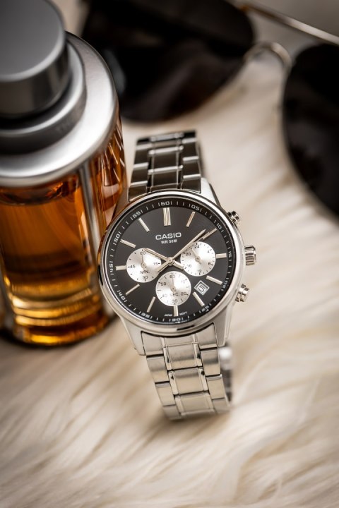 ZEGAREK MĘSKI CASIO MTP-E515D-1A (zd265a) + BOX