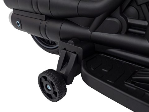 Motorek Chopper FASTER na akumulator dla dzieci Biały + Radio FM + Panel audio + LED