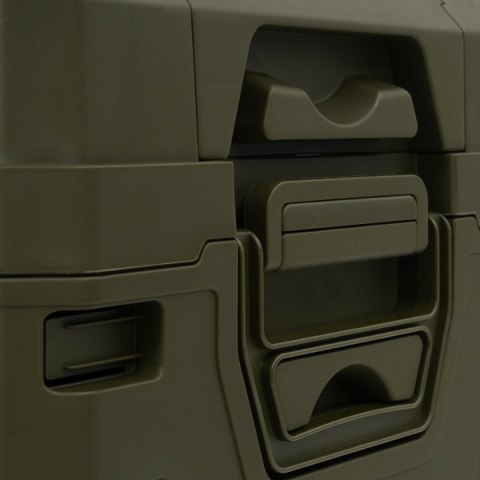 NCB4003 SKŁADANA SKRZYNIA KEMPINGOWA Z POKRYWĄ ZIELONA NILS CAMP