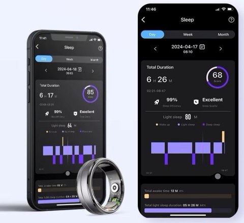 Smart Ring RUBICON R6 Deep Grey SIZE-10(US) SMARUB324