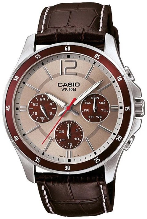 ZEGAREK MĘSKI CASIO MTP-1374L-7A1V (zd064c) + BOX