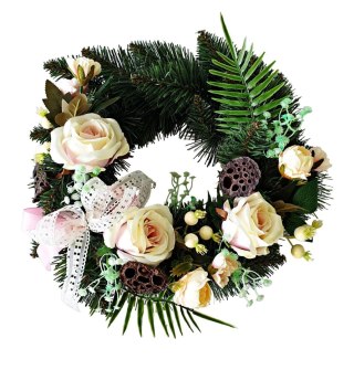 DEKORACJA GROBU WIĄZANKA WIANEK STROIK NA CMENTARZ