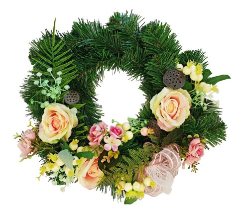 DEKORACJA GROBU WIĄZANKA WIANEK STROIK NA CMENTARZ