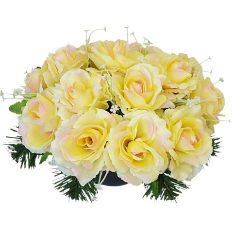 STROIK NA CMENTARZ KWIATY NA GRÓB Z OBCIĄŻENIEM +/- 30cm x 25cm