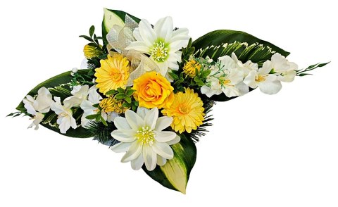 STROIK NA POMNIK KOMPOZYCJA KWIATOWA NA GRÓB CMENTARZ