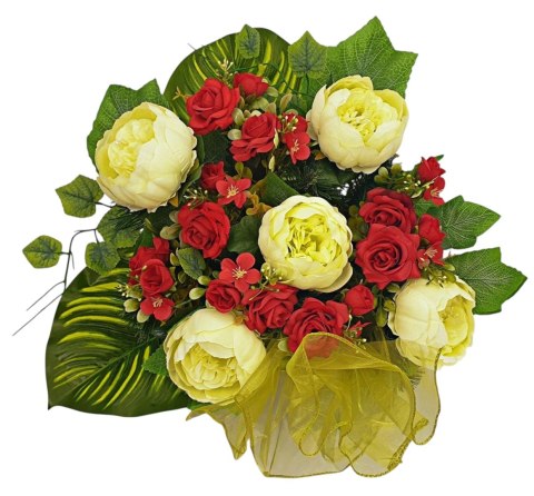 STROIK NA POMNIK KOMPOZYCJA KWIATOWA NA GRÓB Z OBCIĄŻENIEM