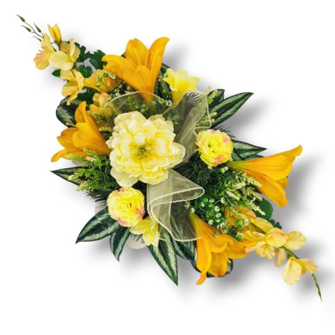 STROIK NA POMNIK KOMPOZYCJA KWIATOWA NA GRÓB