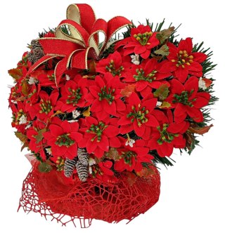 STROIK NA POMNIK SERCE GWIAZDA BETLEJEMSKA NA GRÓB BOŻE NARODZENIE