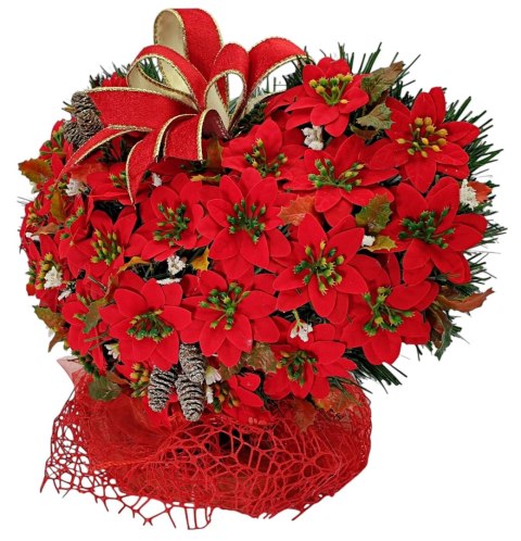 STROIK NA POMNIK SERCE GWIAZDA BETLEJEMSKA NA GRÓB BOŻE NARODZENIE